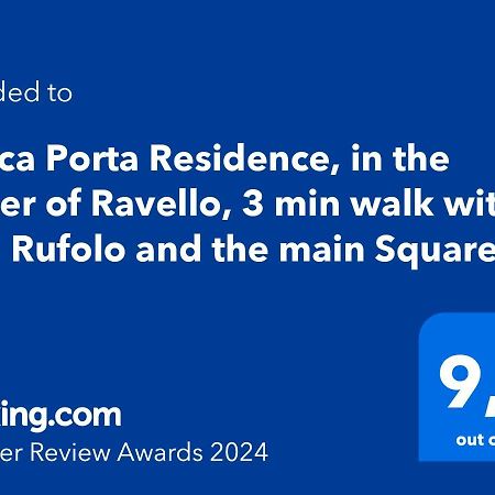 Antica Porta Residence, In The Center Of Ravello, 3 Min Walk Within Villa Rufolo And The Main Square Zewnętrze zdjęcie